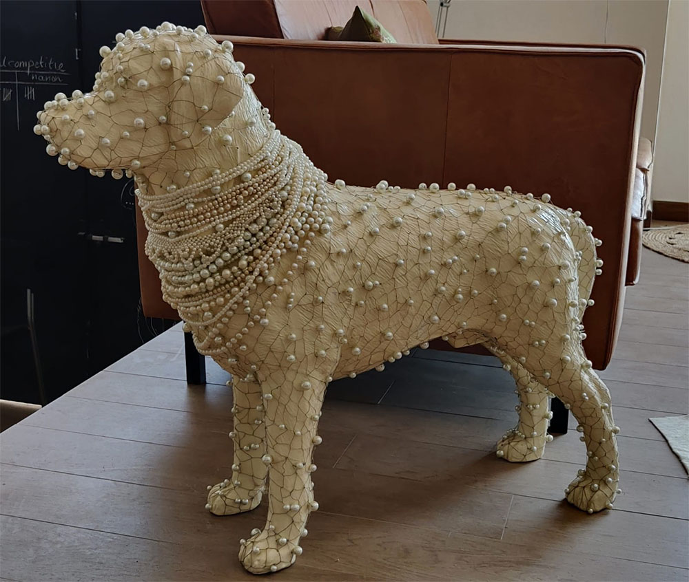 Real pearl dog — Nanon Morsink